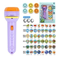 Livre d'histoires pour bébé avec lampe torche projecteur, jouet éducatif pour enfants, cadeau de Noël, jouet lumineux, vente chaude