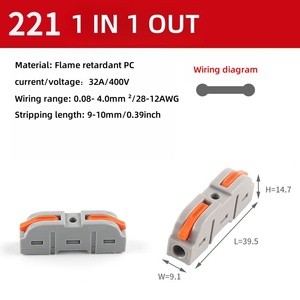 28-12awg dây kết nối SPL-22345 nhanh chóng khối thiết bị đầu cuối cho mềm mại và cứng dây - Product Image 3