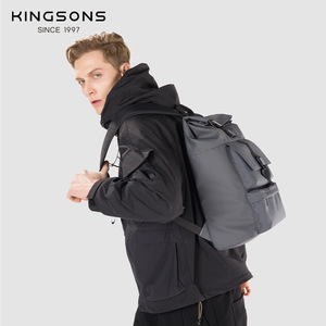 Kingsons <b>Backpack</b> 20-35L Water Resistant Laptop <b>Compartment</b> Unisex Travel Bag - Product Image 4