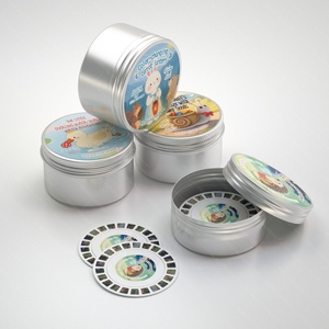 Boîte en aluminium personnalisée, étanche et résistante à l'huile, pour capsule temporelle de films d'histoires pour enfants, emballage de jouets, conteneur de souvenirs et de mémoire - Product Image 1