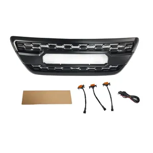 <b>For</b> GX470 2004-2009 2010-2013 TRD Style Car Front <b>Grille</b> With LED Lower <b>Mesh</b> Cover Trim Exterior Accessories - Product Image 2