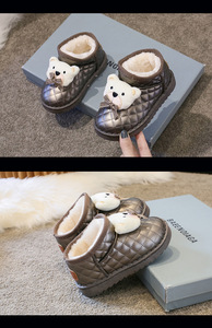 Vente en gros <span class=keywords><strong>bottes</strong></span> de neige OEM pour enfants, nouveaux garçons, hiver, bottines chaudes et épaisses pour bébé, <span class=keywords><strong>bottes</strong></span> d'extérieur en stock pour femmes - Product Image 5