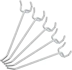 Layanan OEM & ODM Slat Wall Hooks/Logam Single Hook/Powder Coating Pasak Kait