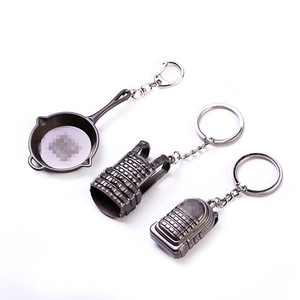 Porte-clés pistolet en alliage de Zinc et métal, <span class=keywords><strong>jeu</strong></span> de france à la mode, repas du poulet <span class=keywords><strong>Jedi</strong></span>, grand échappement, - Product Image 4