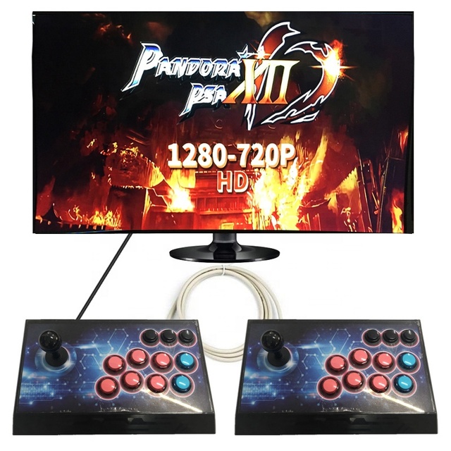 Retro Game Mini Console Arcade 2620 in 1 Model Acrylic Material 1-4 Players Gaming Console Case