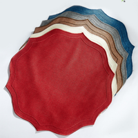 Nouveau Set de Table Moderne en Polyester Anti-coupure et Anti-rayures, Placemat Repasseable pour Buffet, Tapis de Repas Lavable en Machine 280gsm