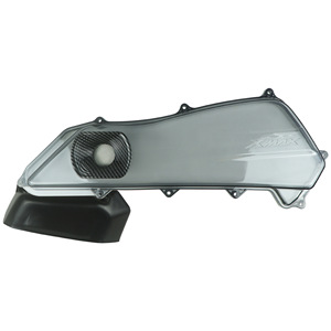 Directo de Fábrica R | Accesorios para Motocicletas RZ Racing para X <span class=keywords><strong>MAX</strong></span>, Cubierta de Filtro de Aire, Transparente, Negro Brillante, Piel de Serpiente - Product Image 5