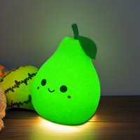 Pat Touch Room personnalisé enfants lapin Mini Rgb Silicone humeur poires USB dormir lumières douces coloré LED veilleuses Pomelo
