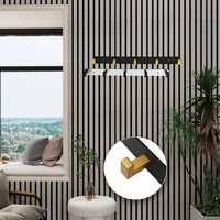 Porte-manteau mural acoustique multifonctionnel pour l'entrée et le couloir