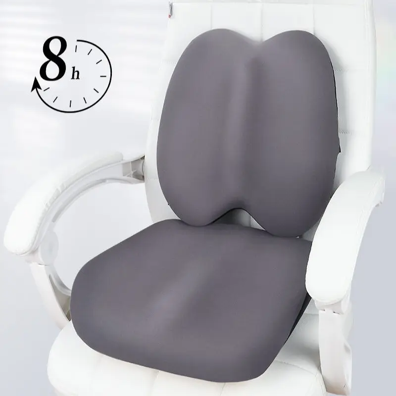 Cuscino di sostegno per sedia da ufficio ortopedica personalizzabile e supporto lombare set di cuscini in Memory Foam coccige cuscino per seggiolino auto