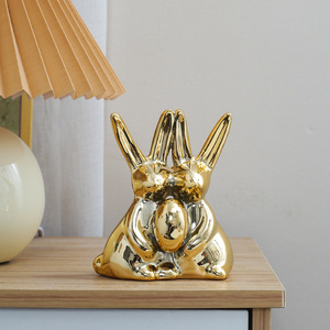 Armoire à vin en céramique en forme de <span class=keywords><strong>lapin</strong></span>, décoration d'intérieur, décoration artistique pour la maison et le bureau, Pâques - Product Image 4