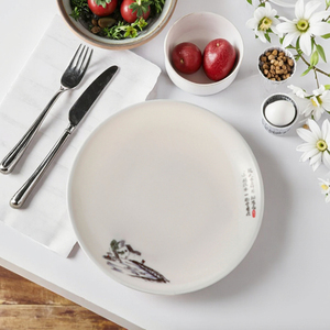 Venta al por mayor de platos de comida china, impresos redondos de 10,2 pulgadas, para restaurantes, venta al por mayor - Product Image 3