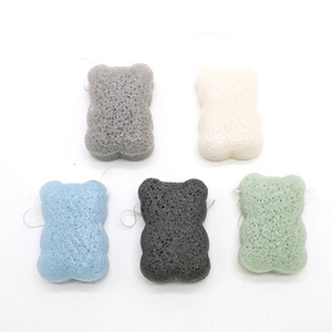 Esponja Konjac Natural para Bebés, con Forma de Oso, para Baño Facial o Corporal, para Bebés y Niños Pequeños - Product Image 2