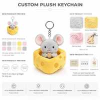 Porte-clés personnalisé en peluche écureuil dans une coquille de gland, adorable animal en peluche, poupée écureuil en peluche, porte-monnaie en peluche personnalisé, cadeau