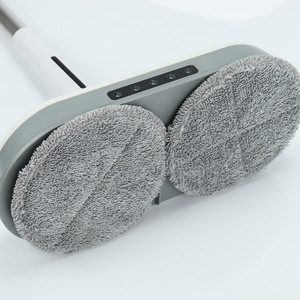 Electric <b>Mop</b> Cordless Battery Powered Water Spray <b>Floor</b> Cleaner For Home Use 150 Sqm Coverage White - Product Image 2