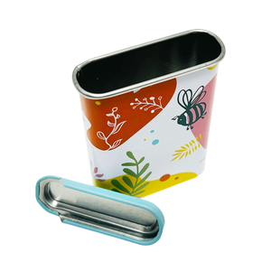 Contenedor de Almacenamiento de Hojalata Rectangular con Relieve, Lata Metálica con Bisagras, Mini Caja de Hojalata para Embalaje de Menta, Venta al por Mayor Directa de Fabricante Chino - Product Image 2