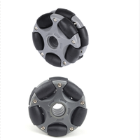 Roue omnidirectionnelle en métal 58mm, roue complète 82mm, roue omnidirectionnelle, Robot omni, plate-forme ROS, mouvement omnidirectionnel