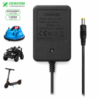 Chargeur de batterie 6V pour trottinette électrique enfant, voiture de drift, kart, chargeur de véhicule électrique de remplacement, prise DC 5,5 mm, prise US EU