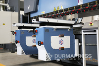 مكبس هيدروليكي كهربائي CNC طراز DA66S بقوة 250 طن وطول 3200 مم مع 7+1 محاور لثني المعادن الصناعية ومعالجة الفولاذ