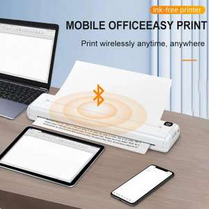 Imprimante Thermique Portable BT, Imprimante d'Étiquettes sans Fil BT 200dpi, Étiqueteuse Rechargeable pour Photos, Mémos et Impression de Questions Erronées - Product Image 5
