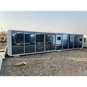 <span class=keywords><strong>Casa</strong></span> Contenedor, Villa Cápsula para Exteriores, Cabaña Prefabricada Tipo Apple para Terrenos Vacíos, <span class=keywords><strong>Casa</strong></span> Cápsula de 2 Dormitorios con Terraza - Product Image 5