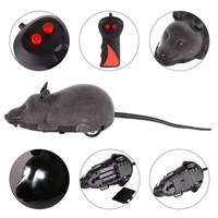 Jouet électronique de souris en peluche de rat à télécommande améliorée pour chat chien chassant le jouet électrique Simulation de jouets pour animaux accessoires pour animaux de compagnie