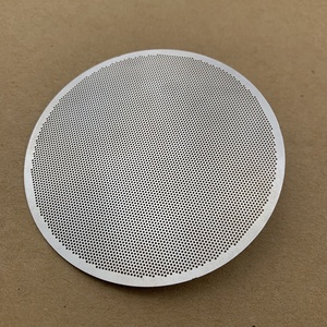 Feuilles de maille gravée en acier inoxydable, processus personnalisés, feuilles circulaires à trous fins de 90 mm de diamètre - Product Image 5