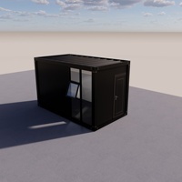 Casa Contenedor Modular de Estructura de Acero Impermeable de Nuevo Diseño para Villas, Hoteles, Apartamentos y Proyectos de Arquitectura Moderna