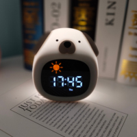 Silicone Horloge Chien Chiot Portable Bébé Blanc Bruit Machine pour Insomnie Usb Sommeil Formateur Bébé Pépinière Son Machine