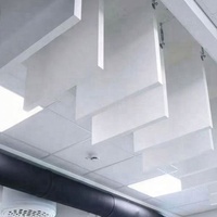 Panneaux acoustiques écologiques pour plafond, suspendus verticalement pour plafonds de bureau
