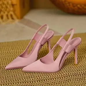 Zapatos de tacón de calidad para mujer, Zapatos de diseño de alta moda para mujer, Sandalias de tacón de lujo, nuevo diseño para niña