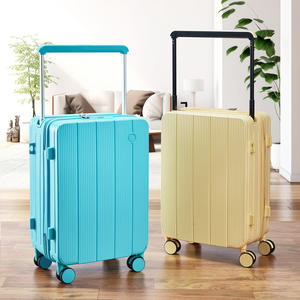 2024 nouveau PC 20 pouces bagages d'embarquement large chariot bagages à main valises voyage <span class=keywords><strong>cabine</strong></span> bagages <span class=keywords><strong>valise</strong></span> - Product Image 6