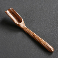 Cuillère à thé en bambou écologique Klear Chinese Kongfu, cuillère à matcha délicate, cuillère à thé portable 18x3cm, logo personnalisable