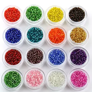 Jewelry accessories diy jewelry all kinds of silver tube small beads beading materials diy cylindrical beads