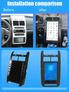 13,6 "para pantalla Tesla Audio estéreo reproductor Multimedia navegación GPS Android Radio de coche para Dodge Journey JCUV 2008-2013 - Product Image 6