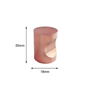 Rose <strong>Gold</strong> Furniture <strong>Knobs</strong> Aluminum Small Round <strong>Knobs</strong> Solid Kitchen Drawer Pull Handle - Product Image 6