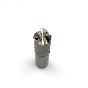 Fraise à queue <span class=keywords><strong>en</strong></span> carbure monobloc à 4 dents, revêtement DLC, HRC56, pour usinage CNC d'aluminium et d'alliages de <span class=keywords><strong>cuivre</strong></span>, personnalisable - Product Image 2