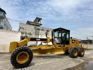 Low Working Hours Caterpillar Used Japan CAT Motor Graders 140H 140K 140G For Sale