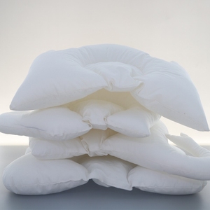 100% algodón Protector de sueño para recién nacidos Almohada de cabeza infantil de punto con relleno de fibra reciclada ecológica Aprobado por Oeko-Tex - Product Image 5