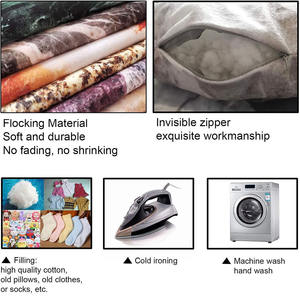 Housse de <span class=keywords><strong>coussin</strong></span> de sol B998 Print Parlor, motif gros galets, taie d'oreiller, pierres colorées, chambre d'enfant, jouet en forme de roche, <span class=keywords><strong>coussin</strong></span> de rangement en forme de roche - Product Image 3