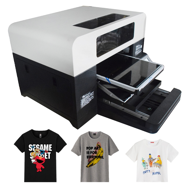 A3 A4 Size Clothes DTG Printer Direct to Garment Digital Printer Customizable Fabric T-shirt Printing Machine