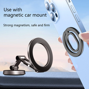 New Magnetic Nhẫn Chủ Đối với iPhone Pro Max đối với MagSafe người giữ điện thoại với nam châm mạnh mẽ thuận tiện Finger Grip điện thoại di động - Product Image 2
