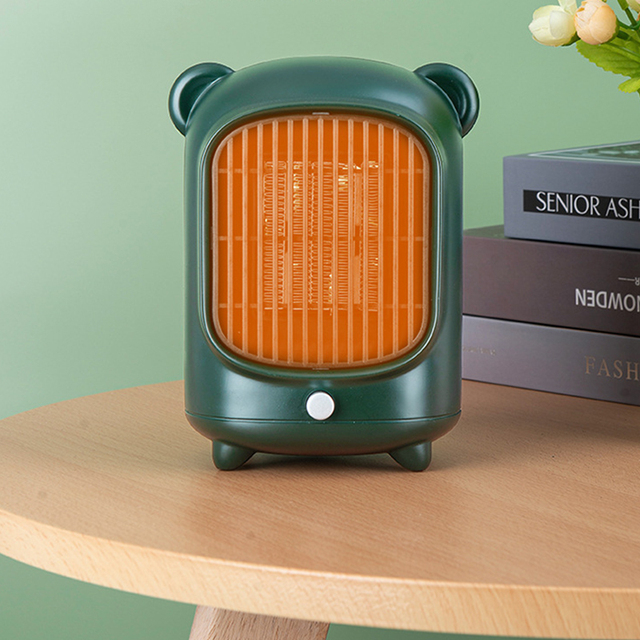 500W PTC Ceramic Space Heater - 3s Fast Heating Ceramic Fan Heater Portable Quiet & Energy Efficient Heating for Home & Office