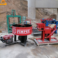 Machine à extruder de briques en argile solide à emboîtement largement utilisée, petite machine manuelle à briques en argile rouge avec logo