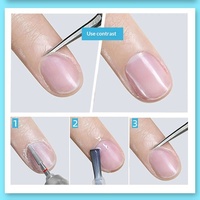Ciseaux à cuticules russes incurvés à lame en acier inoxydable, à trou carré, non pliables, coupe-ongles pointus, modèle de kit de manucure