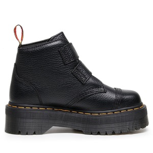 Botas cortas de cuero texturizado, botas a la moda, plataforma con flores y botones, botas de mujer de estilo inglés con suela gruesa - Product Image 1