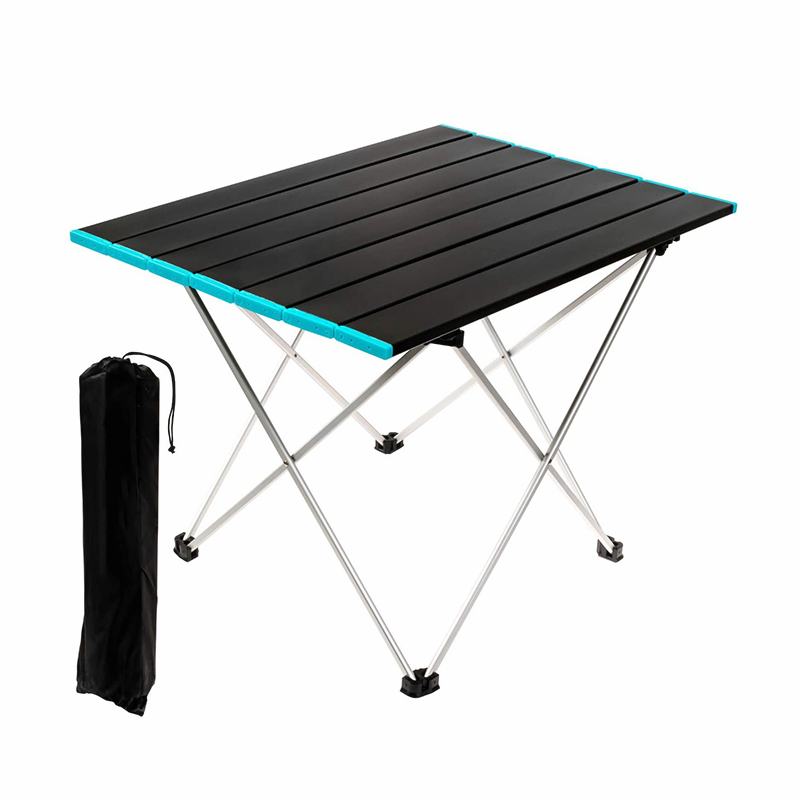 Портативный складной стол для кемпинга легкий складной алюминиевый складной стол