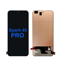 Écrans LCD pour téléphones mobiles TecnoSpark 40 pro KM6 – Remplacement d'écran pour atelier de réparation – Vente en gros – OLED souple de haute qualité