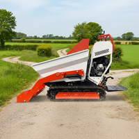 Mini-dumper multifonctionnel sur chenilles pour la construction, mini-transporteur, mini-camion-benne, mini-dumper à chenilles