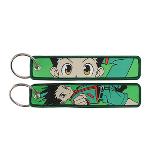 13 Estilos de Llaveros Promocionales de Aleación con Bordado de Anime Japonés Genial, Personalizables, de Tela, Tipo Jet Tag Familiar, <span class=keywords><strong>para</strong></span> Motocicletas y Coches - Product Image 2